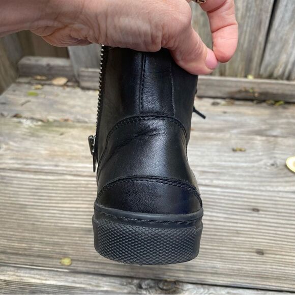 Anine Bing High Top Leather Sneakers in Black size EU37 - Picture 10 of 15